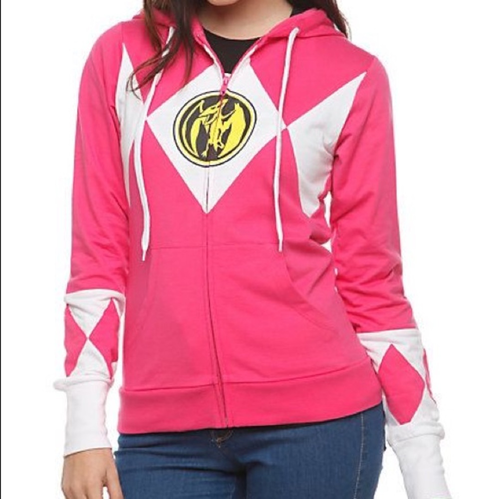 Pink power ranger jacket